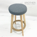 Modern breakfast bar chairs wooden swivel bar stools